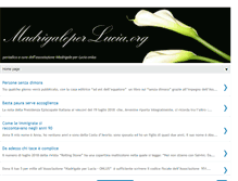 Tablet Screenshot of madrigaleperlucia.org